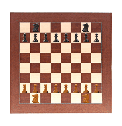 Place a knight on the inside of the rooks/castles.