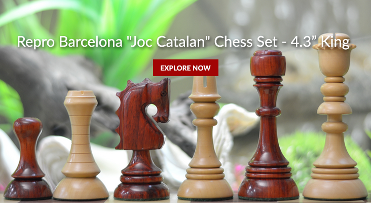 Replica Barcelona Chess Set by Chessbazaar