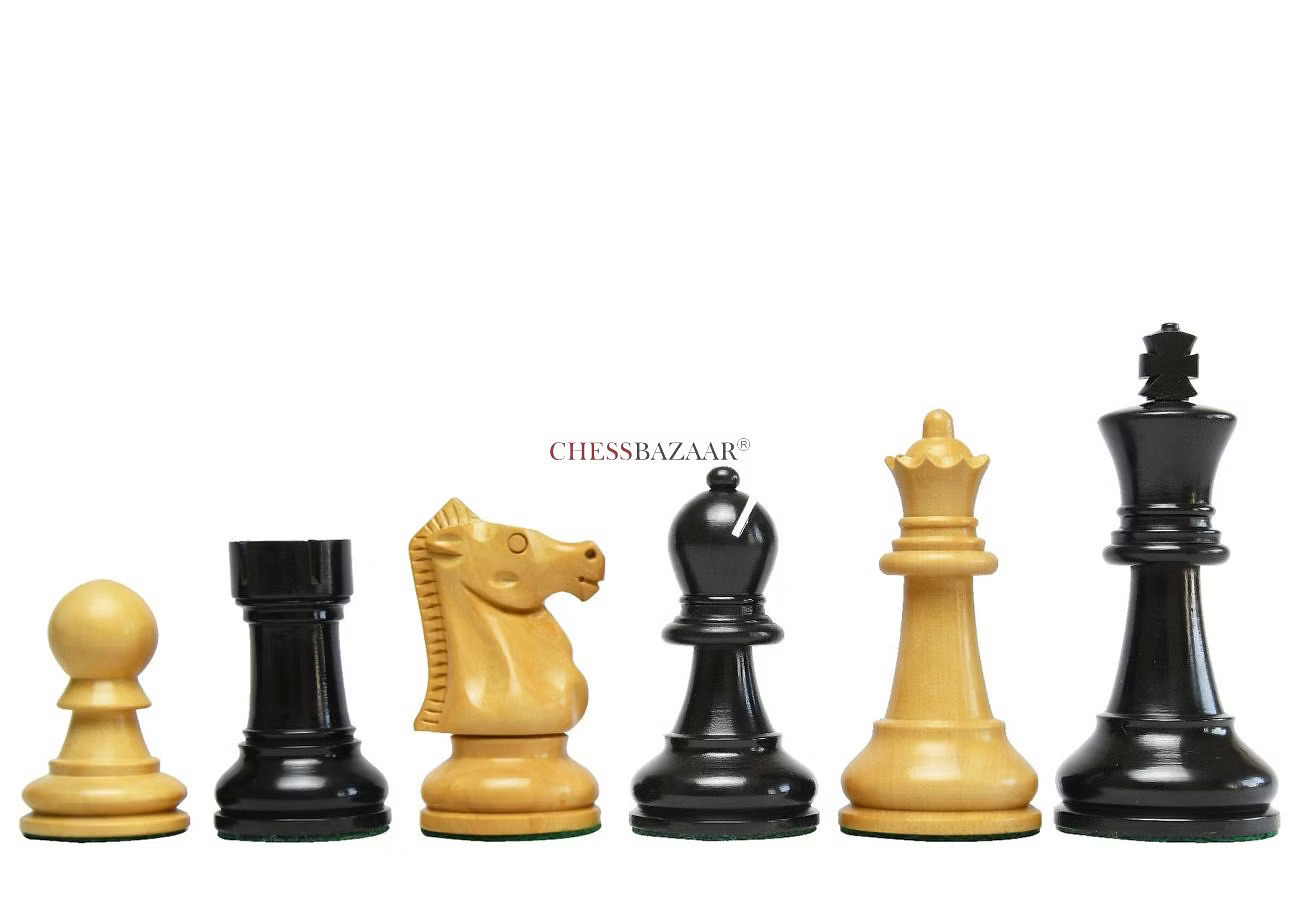 The Ultimate Series Staunton Chess Pieces Only in Ebonized and Boxwood