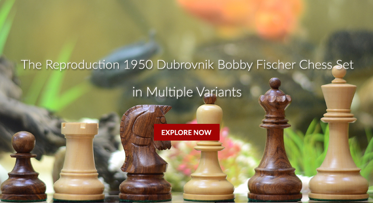 The Reproduction 1950 Dubrovnik Bobby Fischer Chess Set