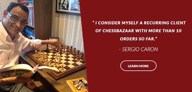Sergio with his Dubrovnik Chess Set