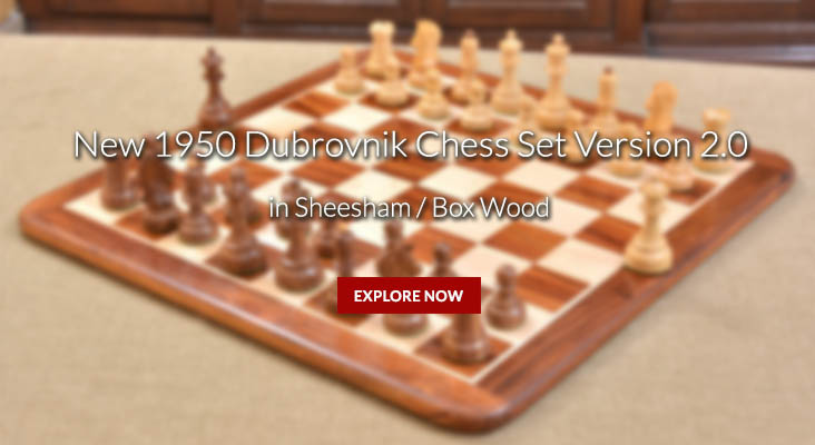1950 Dubrovnik Bobby Fischer Reproduced Chess Set
