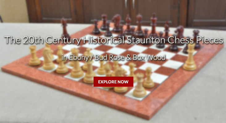 20th Century Historical Staunton Triple Weighted Chess Set