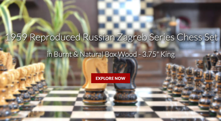 1959 Reproduced Russian Zagreb Staunton Series Chess Set