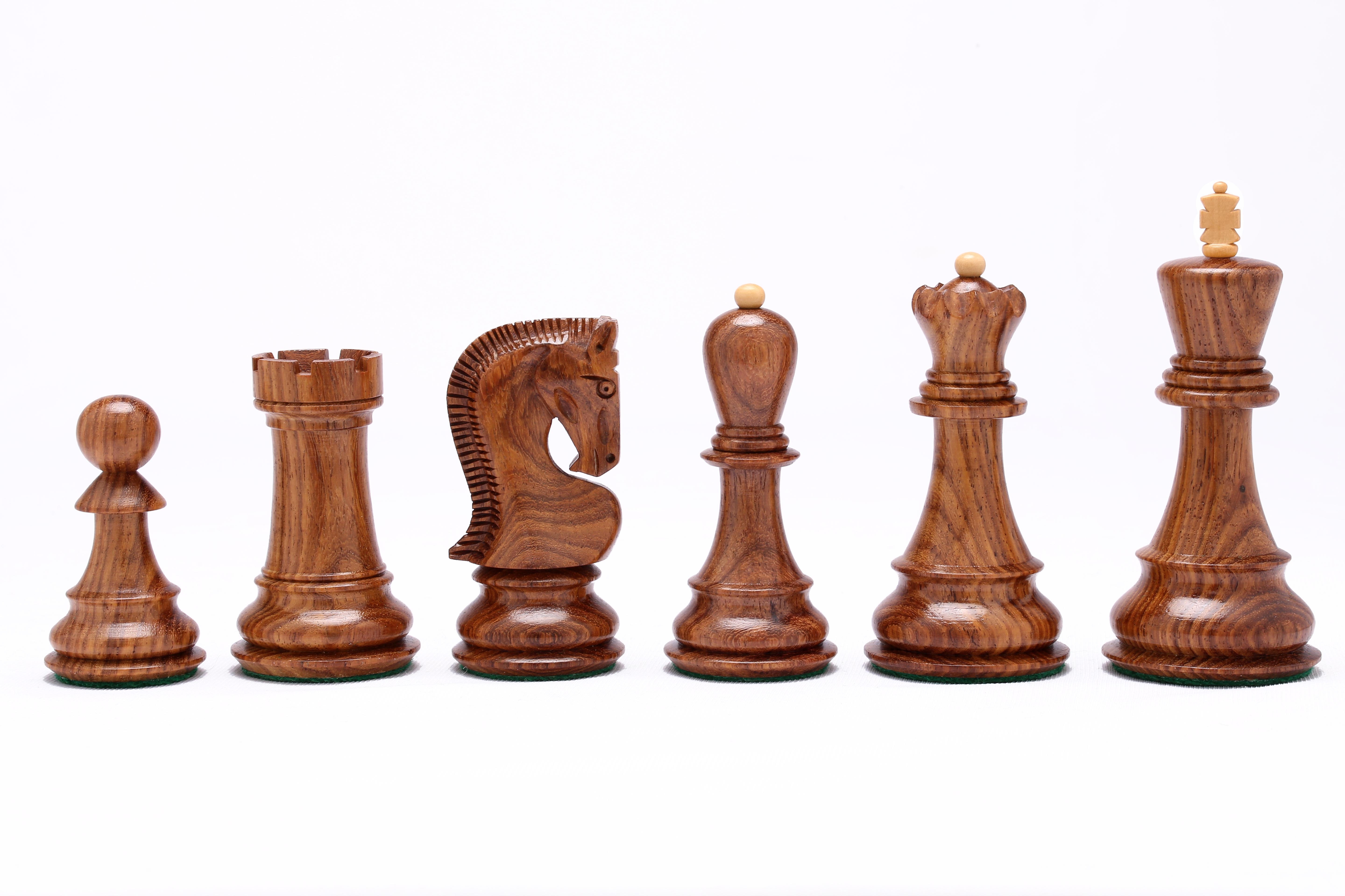 Exclusive Russian Zagreb Chess Pieces in Sheesham Wood