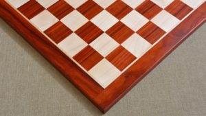 Wooden Chess Board Blood Red Bud Rose Wood