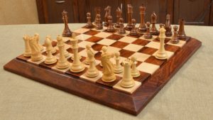 The Premium Club Series Chess Pieces & Board Combo