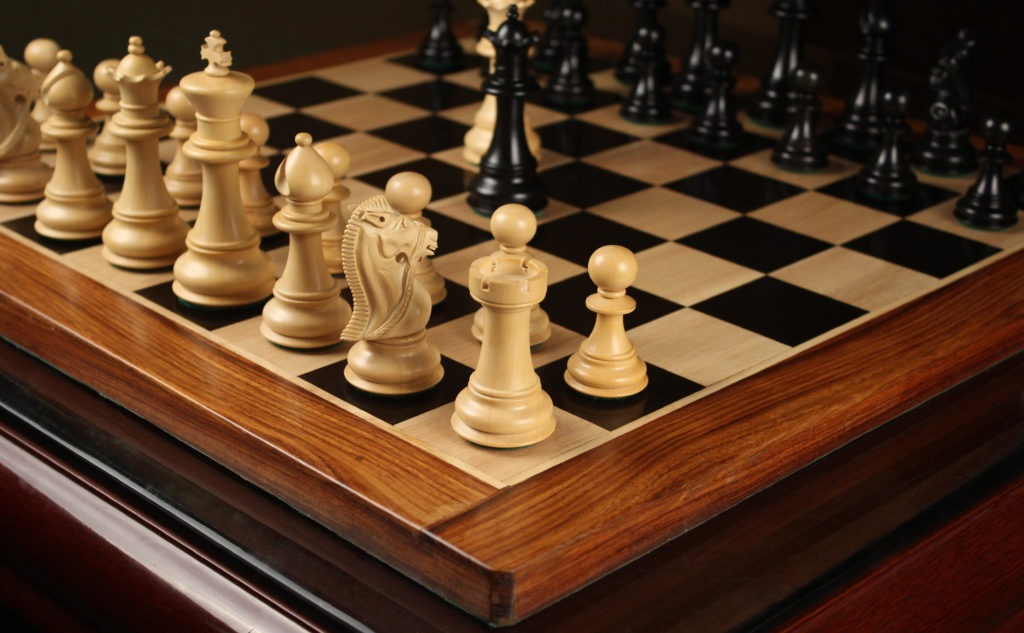 Buy The Bridle Series Chess Pieces in Ebony & Box Wood Online