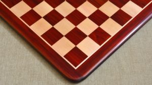 Wooden Chess Board Blood Red Bud Rose Wood
