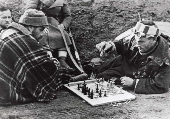 Marottichal’s village people playing chess