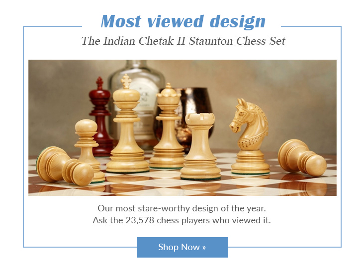 Most viewed chess designs of 2017