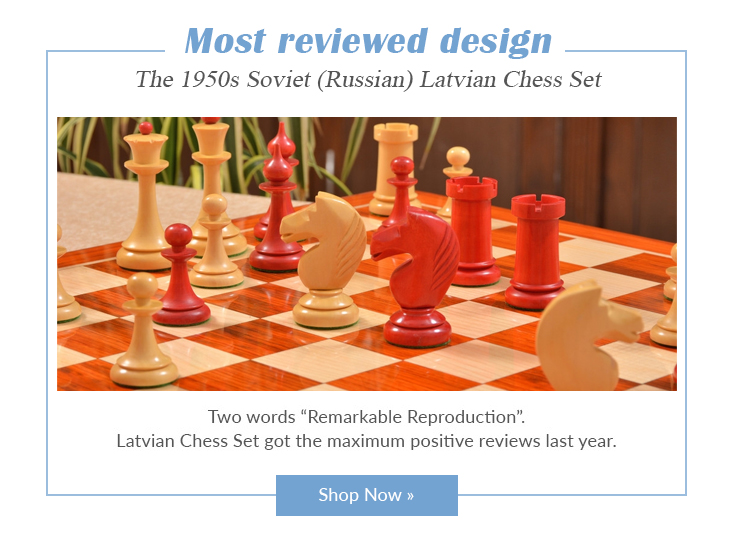 Most reviewed chess set design of 2017