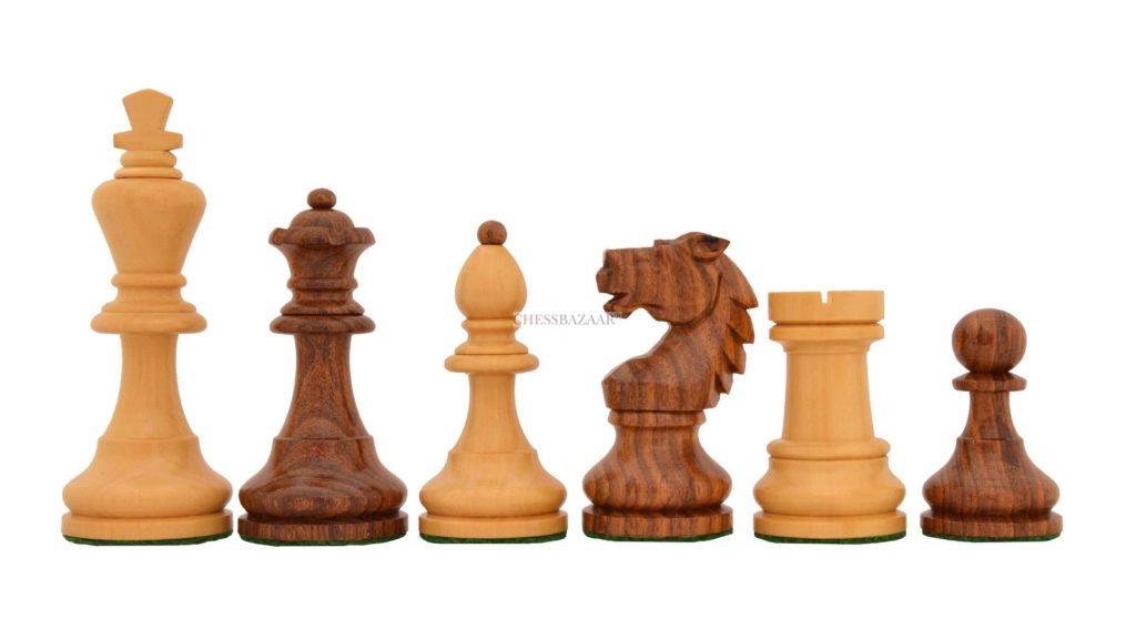 Reproduced Vintage 1950's Circa Bohemia Staunton Series German Chess Set