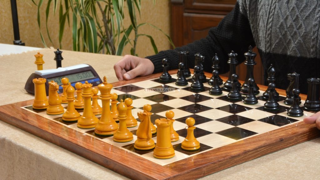 Buy Antique 1860 Anderssen Drop Jaw Staunton Pattern Chess Set Online