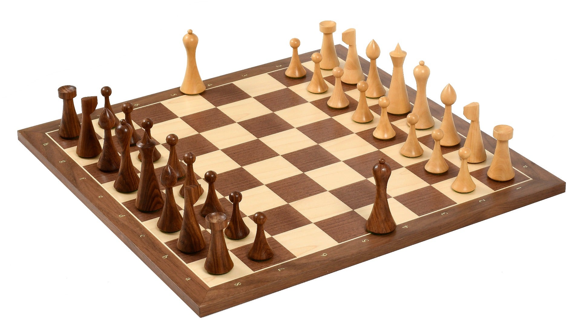 Regulation Tournament Chess Pieces and Chess Board Combo - SINGLE WEIGHTED