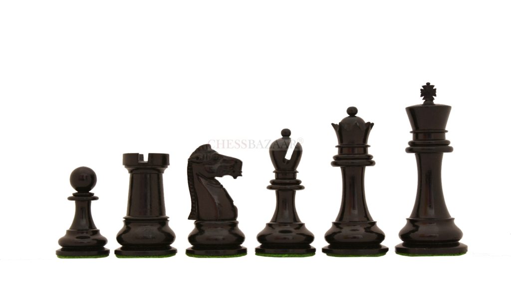 The British Chess Company (BCC) Reproduced Staunton Double Collared Bone Chess Set