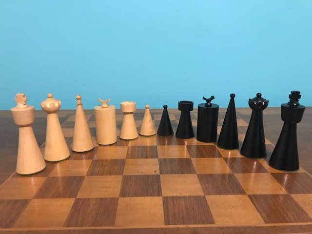 1940s Art Deco Series Weighted Chess Pieces