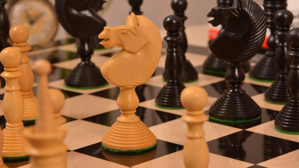 The Biedermeier Pre-Staunton Vintage Series Luxury Chess Pieces