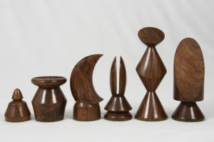 Max Ernst Chess in sheesham wood