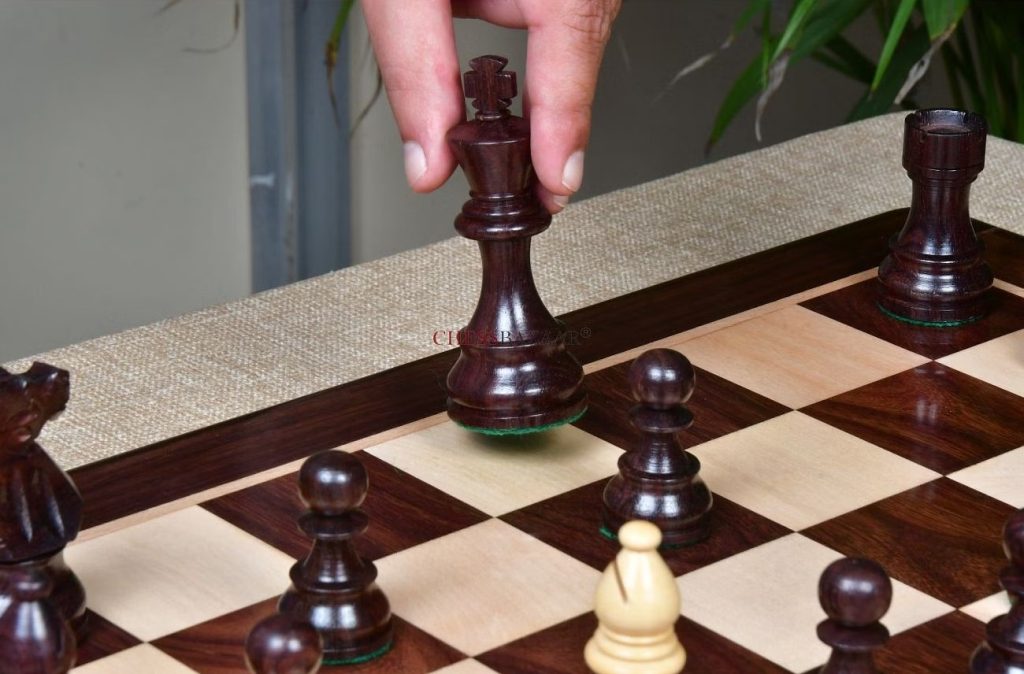 Rosewood Wooden Type Chess 