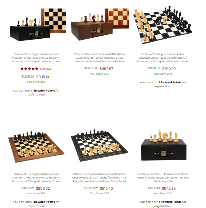 The Ultimate Grandmaster Series Wood Chess Set, Box, & Board Combination