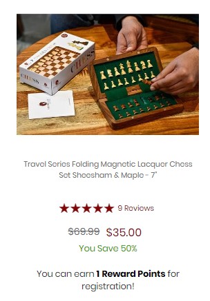 Travel Series - Chess Set Under 100 Dollar