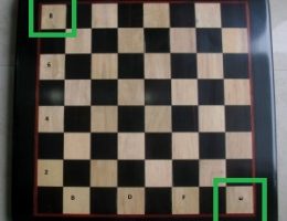 Placement of a Chess Board