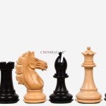 The Master Staunton Series Chess Pieces in Dyed Box Wood - 4.0" King
