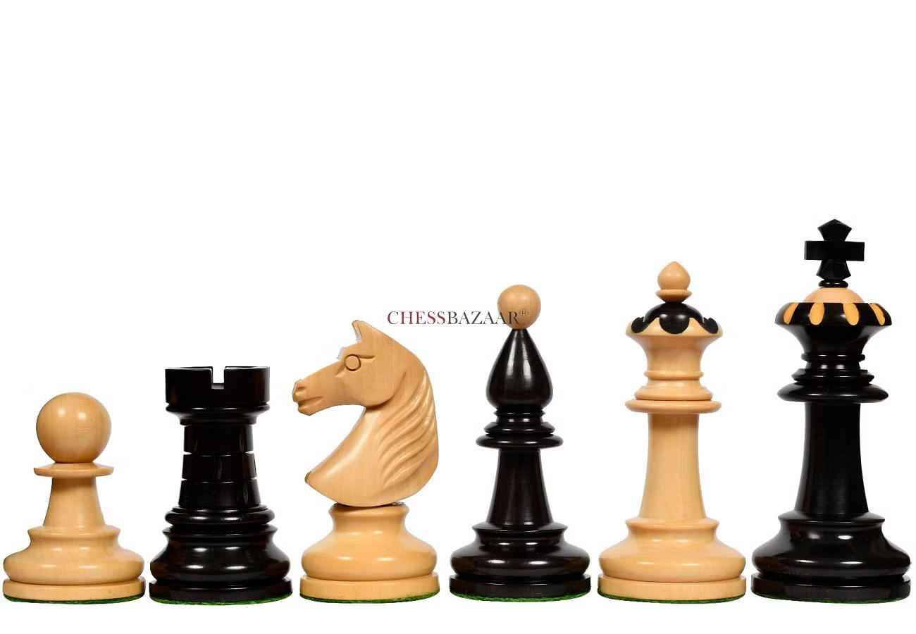 The 1935 Warsaw Capablanca Simultaneous Chess Set Reproduction in Ebony and Boxwood