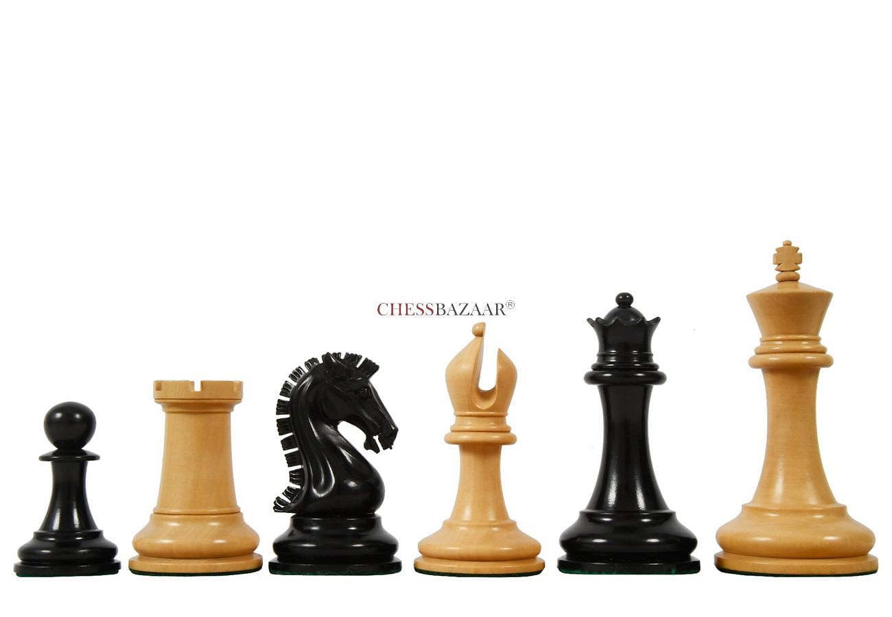 Regal Series Luxury Staunton 4 Chess Set in Ebony wood – Staunton Castle