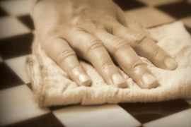 Wooden Chess Board care at house