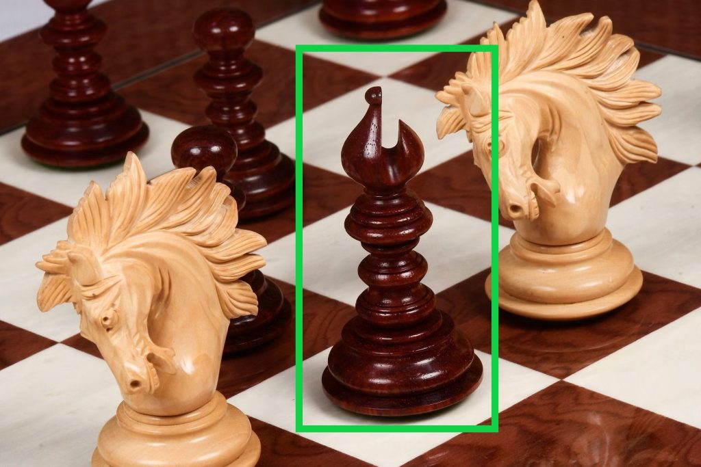 Appearance of Buff polished chess pieces