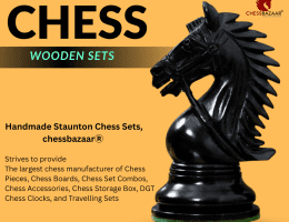 Buy wooden chess sets online with High discount - Premium handcrafted black rosewood knight piece from Chess Bazaar India with worldwide shipping