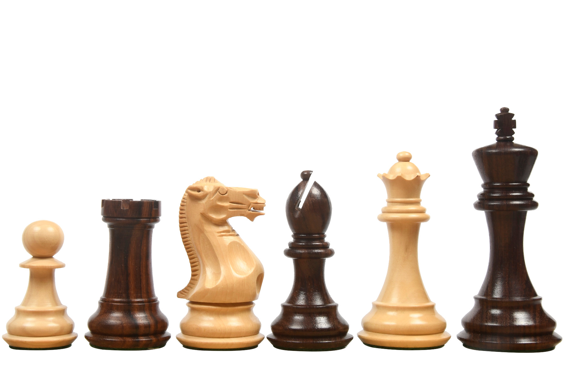 Details about   Indian Boxwood Sheeshwood Chess Set in Wooden Box Double Weighted Felted 