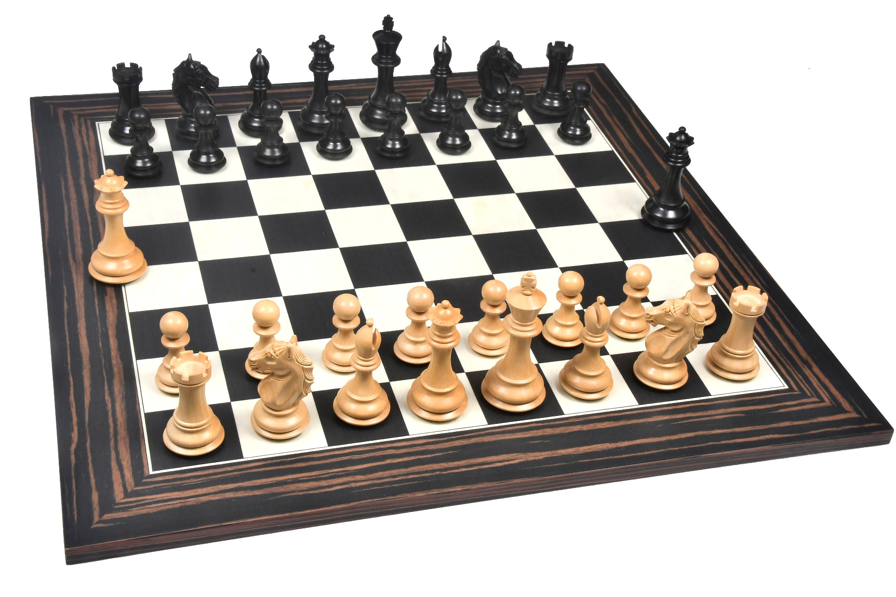 En bois grand palissandre Chess Set CLASSIC STAUNTON Handmade pondérée PIECES 20" 