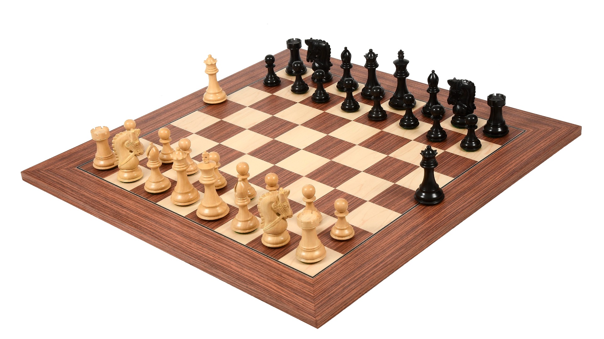 Wooden Chess Set OLYMPICS Chessboard 36 x 36 cm SQUARE 