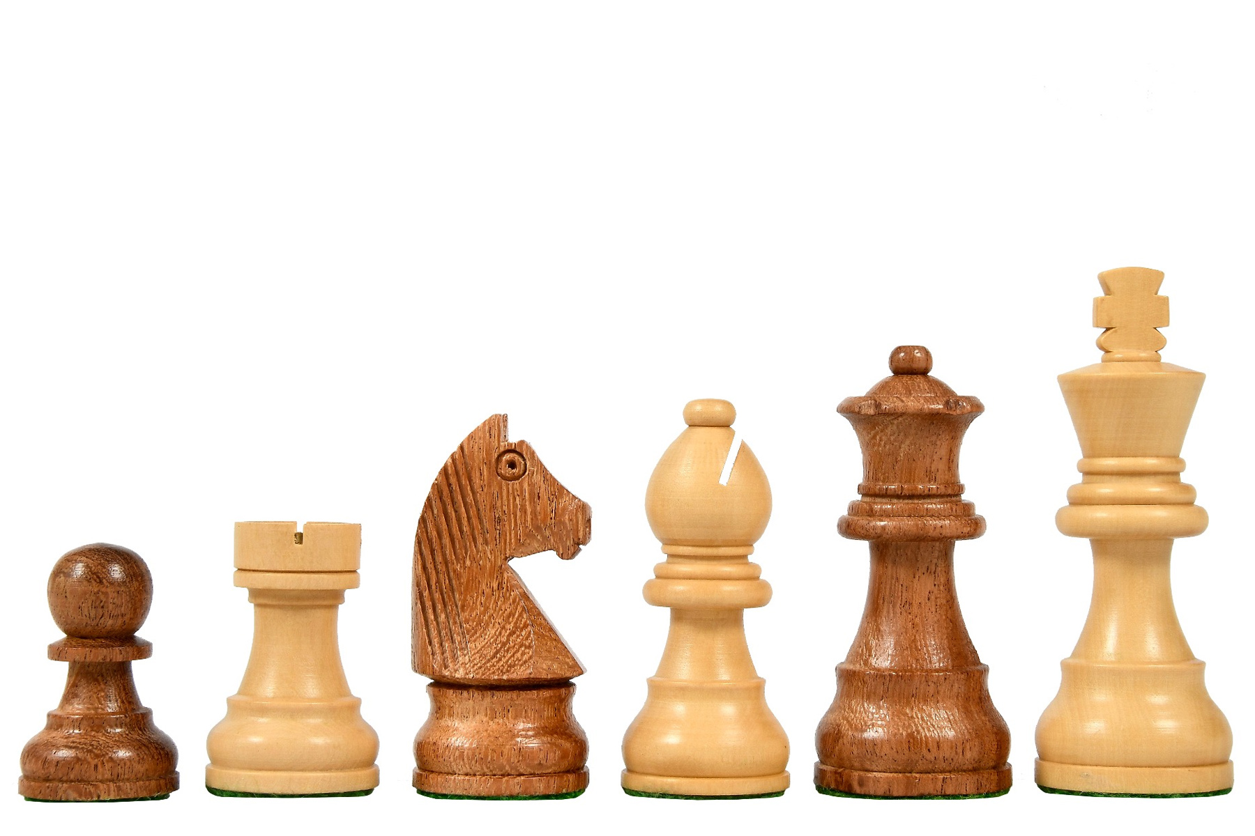 HANDMADE GERMAN KNIGHTS STAUNTON SHEESHAM WOOD CHESS PIECES!!!!!!!! 