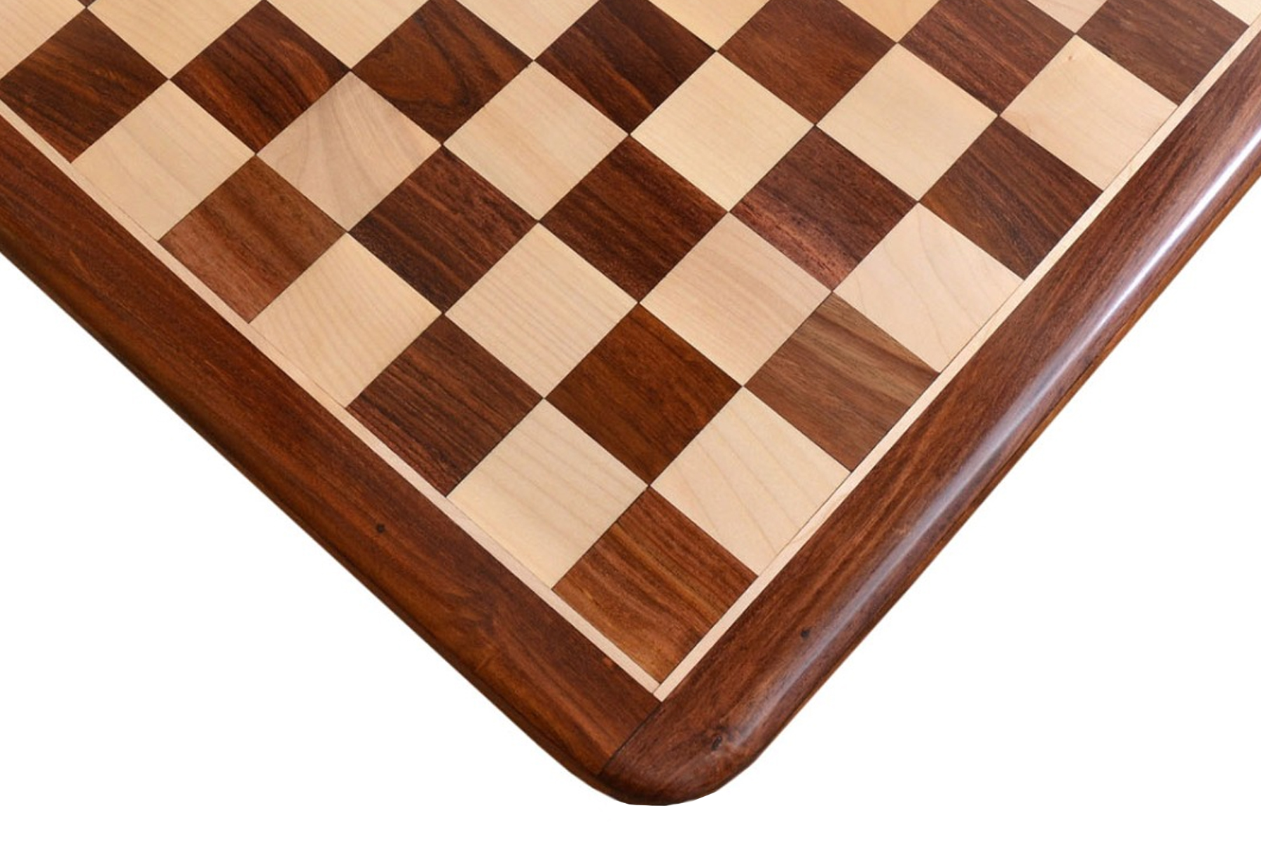 10" Wooden Magnetic Chess set Travel Sheesham wood Golden Rosewood 