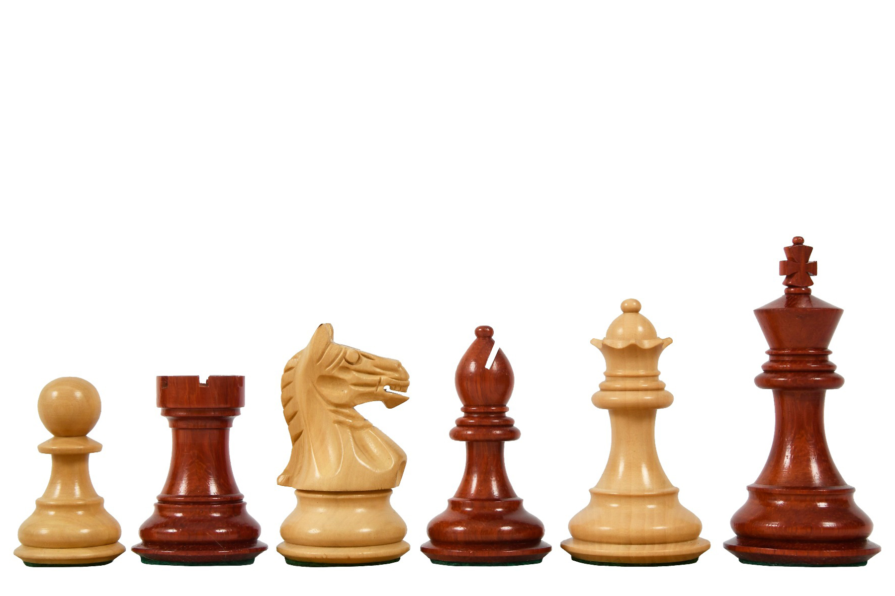 WOODEN LARGE PALISANDER CHESS SET CLASSIC STAUNTON HANDMADE WEIGHTED PIECES 20" 