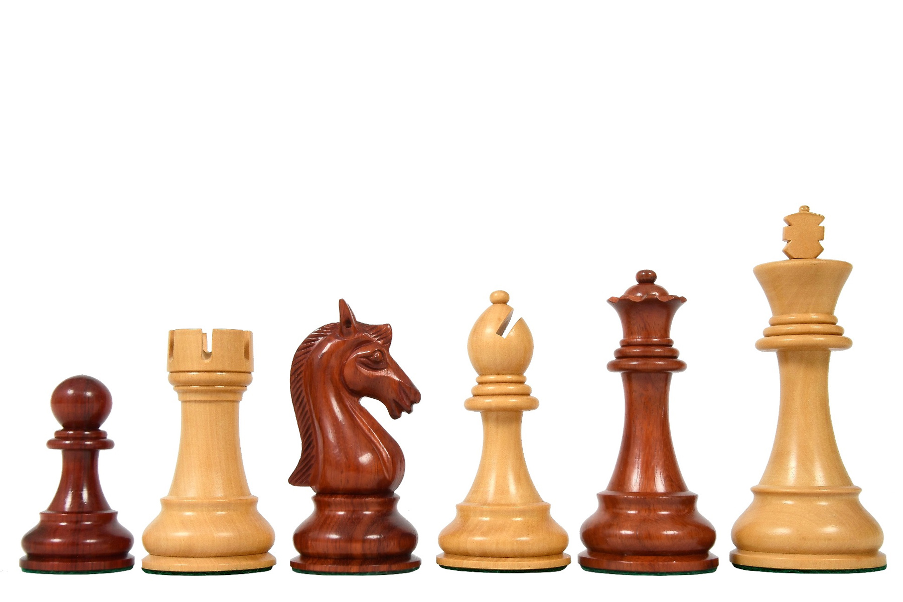 INTRICATELY HAND CARVED DELUXE KNIGHT EBONIZED WOODEN CHESS PIECES 4 QUEENS!!! 