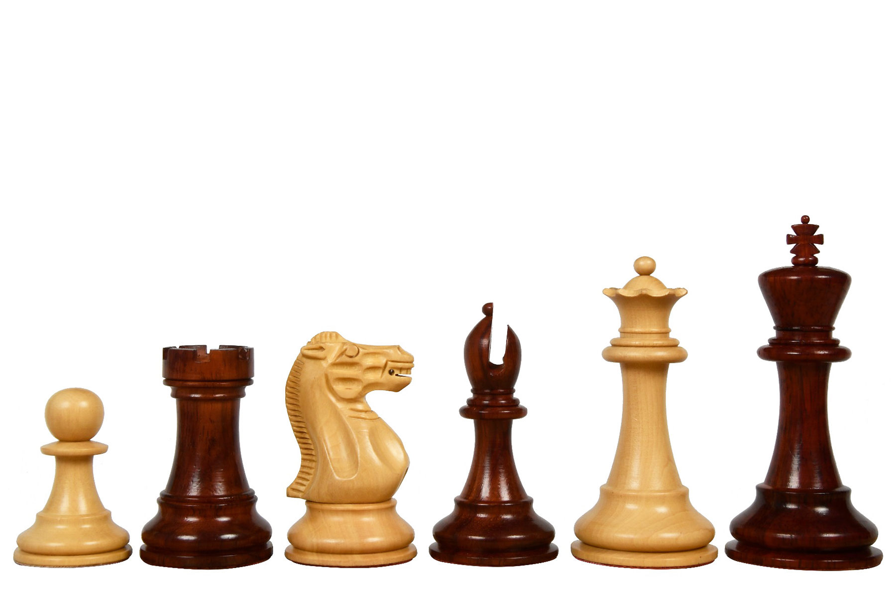 Wooden Chess Table with Leatherlike Top and Beautiful Chess Set 