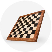 Schach mit Figuren, Nr. 122B aus Holz, Schachspiel 30x30x2,5 cm